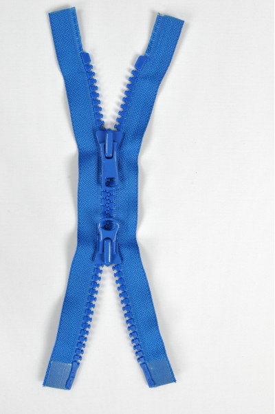 ZIP004 4號拉鏈 樹脂膠牙成衣拉鏈款式  雙頭拉鏈 上下拉開尾拉鏈  不設單獨拉鍊訂購 後面照